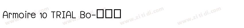 Armoire 10 TRIAL Bo字体转换